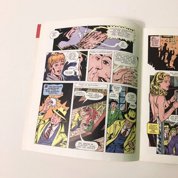 Vtg  1990 Dick Tracy Episode 1 Big Boy Turns Up The Heat Cassette Tape and Book - Picture 11 of 15